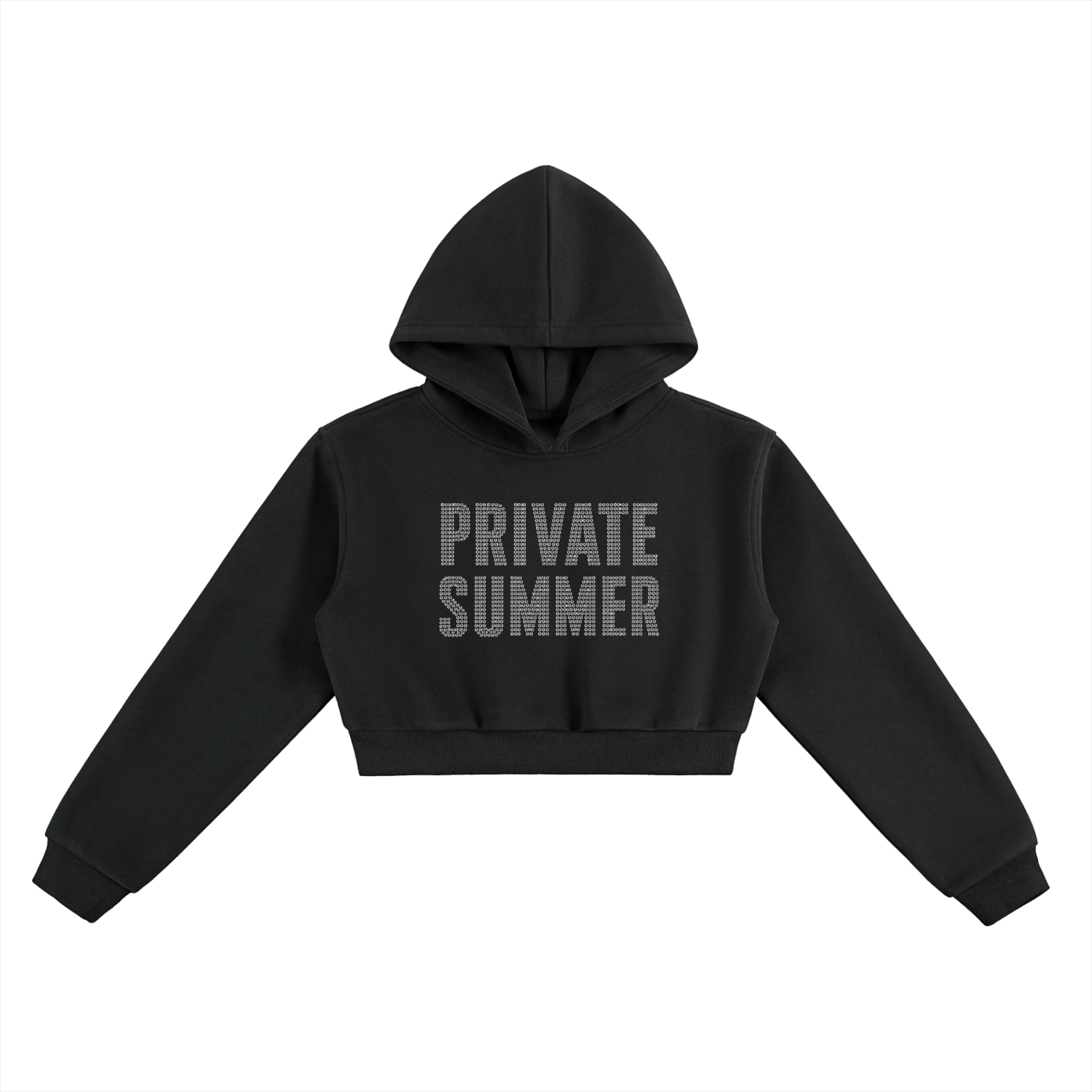 PRIVATE SUMMER Crop Hoodie
