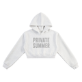 PRIVATE SUMMER Crop Hoodie