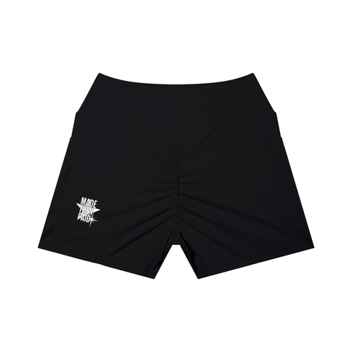 MADE THEN PAID High Rise Pocket Yoga Shorts