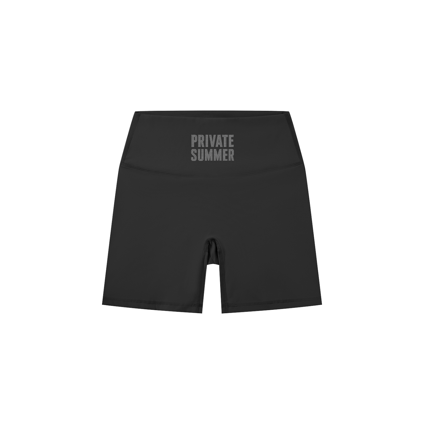 PRIVATE SUMMER High-Waisted Biker Shorts