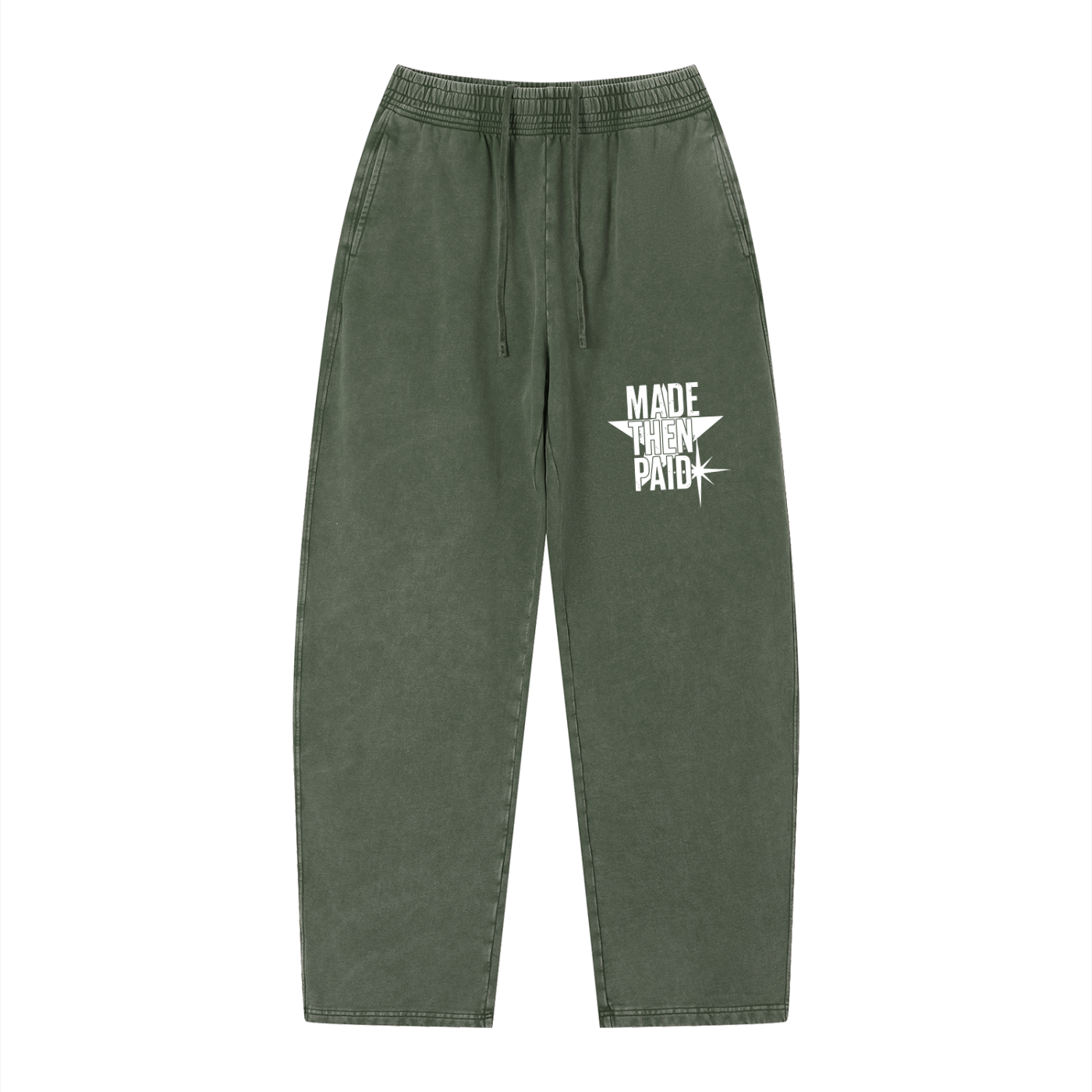 MADE THEN PAID SWEATPANTS