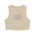 PRIVATE SUMMER Crewneck Crop Top