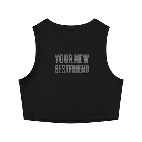 PRIVATE SUMMER Crewneck Crop Top