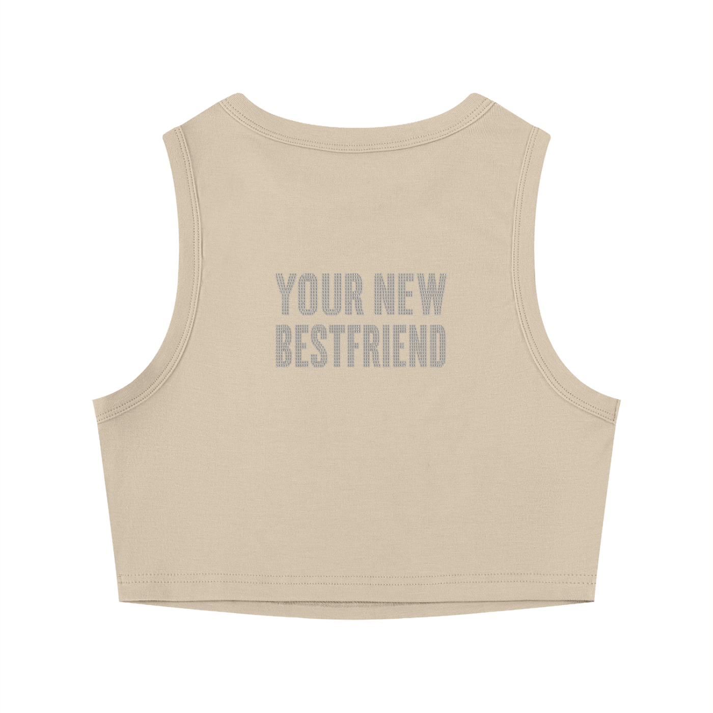 PRIVATE SUMMER Crewneck Crop Top