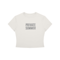 WMNS PRIVATE SUMMER CROP TEE