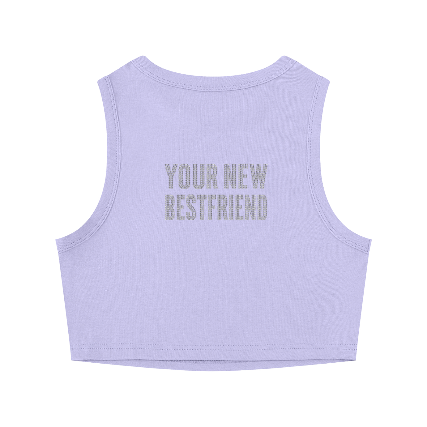 PRIVATE SUMMER Crewneck Crop Top